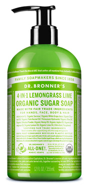 Lemongrass Lime - Organic Sugar Soap