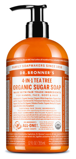 Tea Tree - Organic Sugar Soap