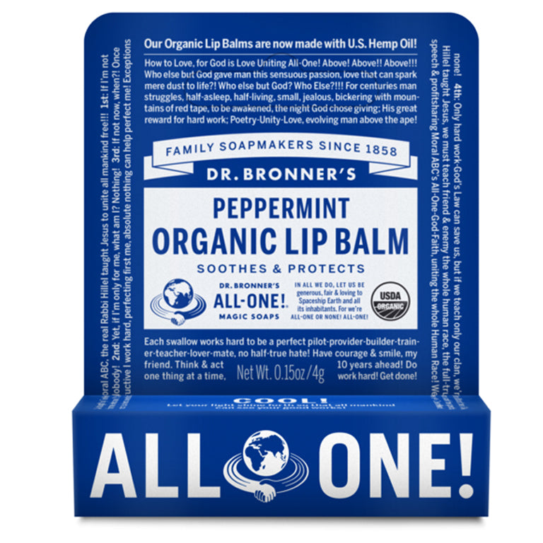 Dr. Bronner's Peppermint Lip Balm